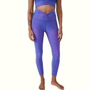 NWT FP MOVEMENT You Glow Girl Legging / Purple Combo Small